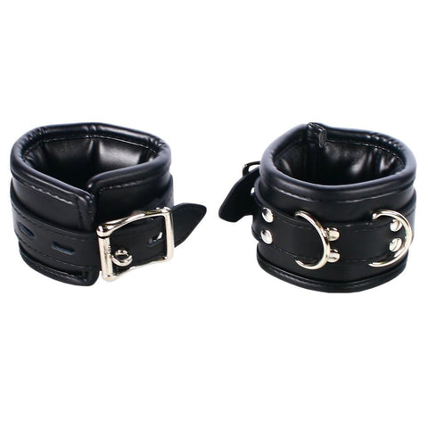 Black Plush Cuffs